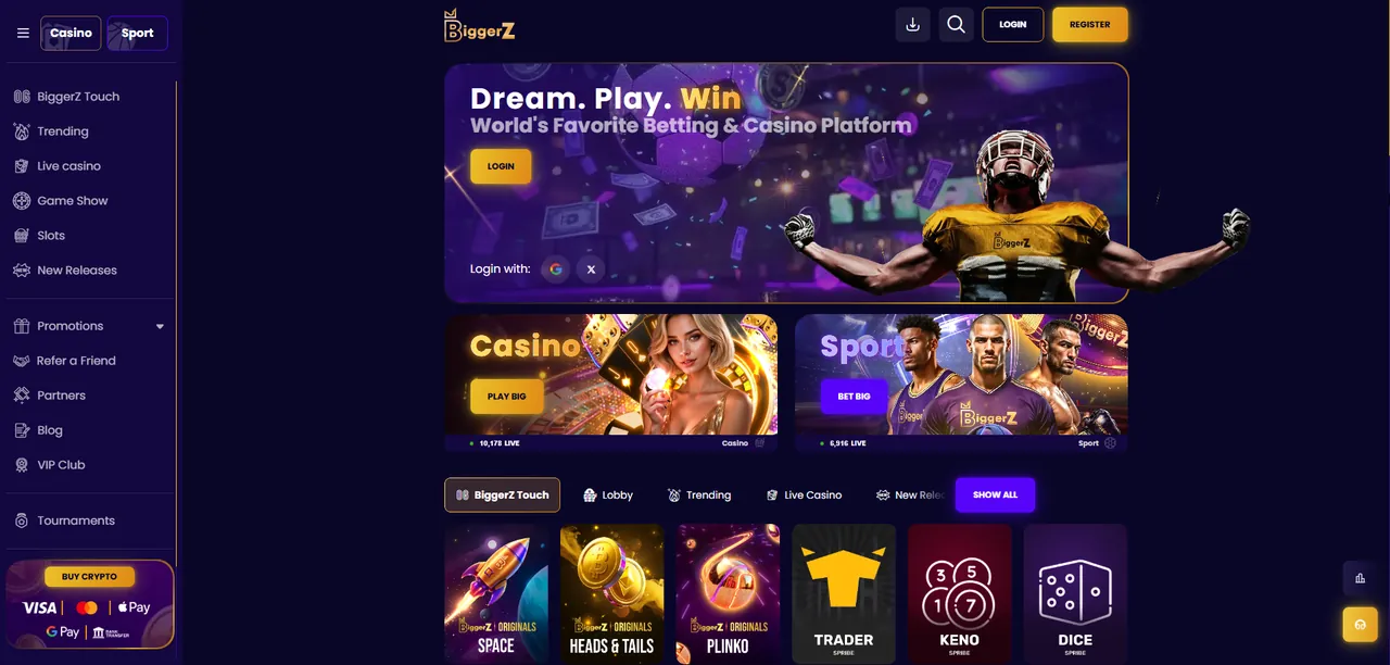 BiggerZ Kazino Casino