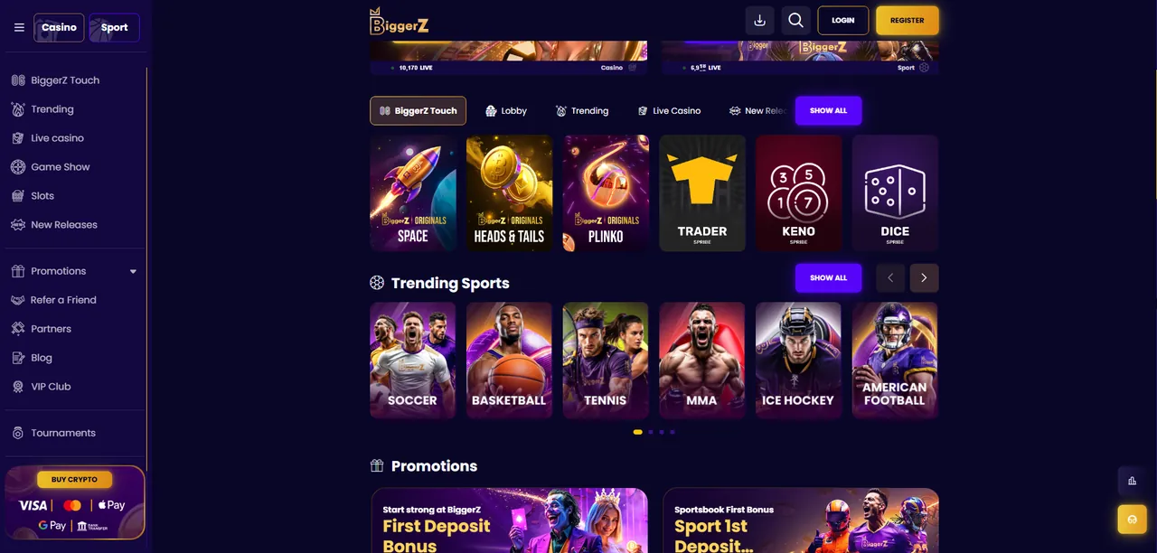 BiggerZ Kazino Casino